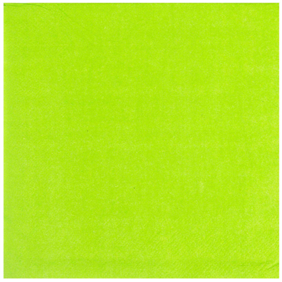Салфетка светло-зеленая 33см 12шт/G