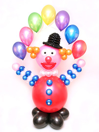 Фигура из воздушных шаров "Клоун"