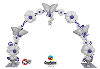 Нежная свадебная арка с бабочками